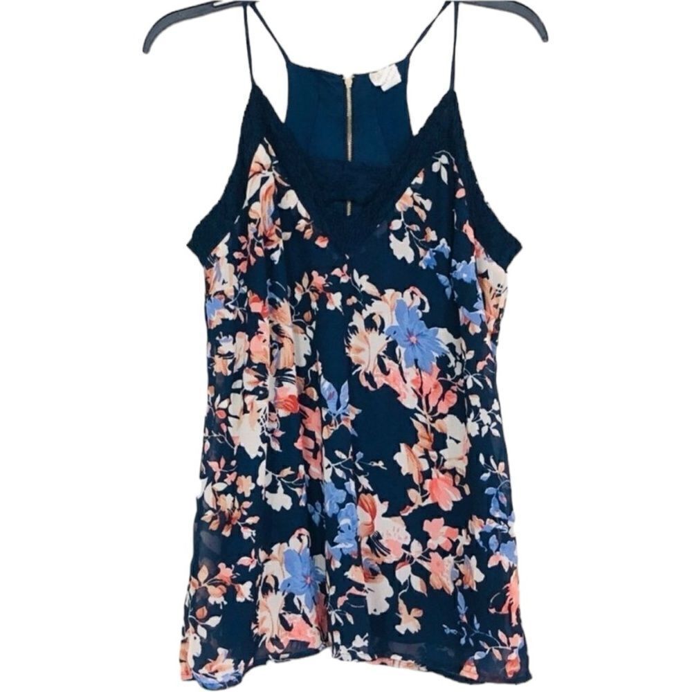 Japna Lace Floral Print Top